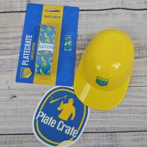 Plate Crate Bat Grips Helmet Limited Edition Banana Collection Baseball NEW